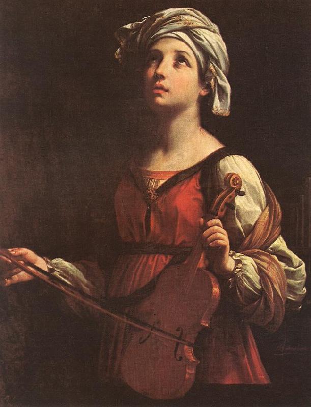 RENI, Guido St Cecilia wrw oil painting image